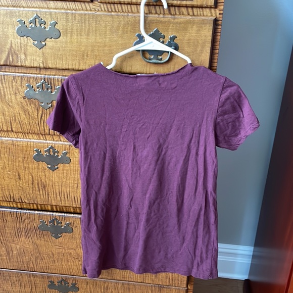 PEPIN womens short sleeve burgundy shirt - Picture 4 of 4